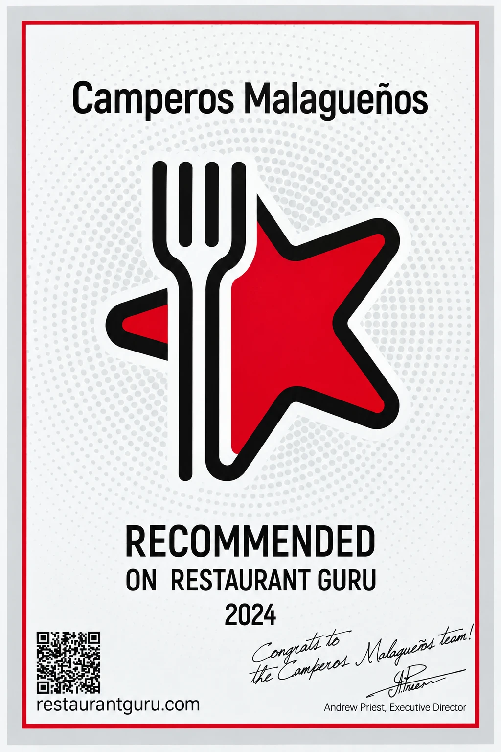 Recomendado en Restaurant Guru 2024
